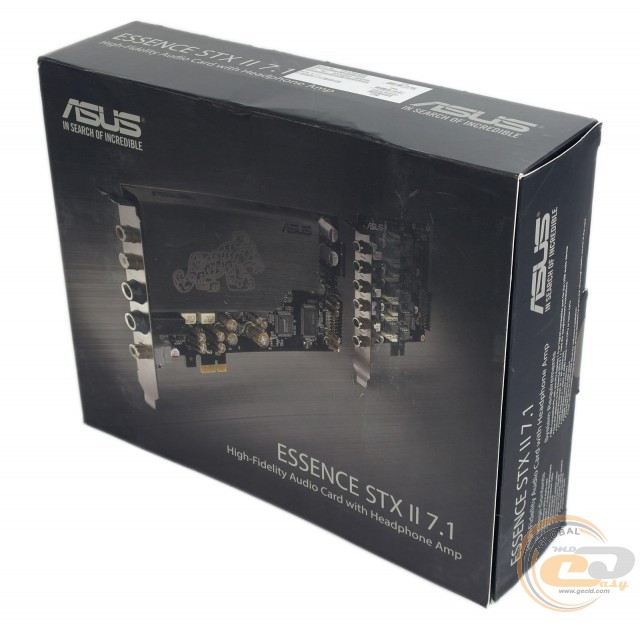 Sound card ASUS Essence STX II 7.1 review and testing.